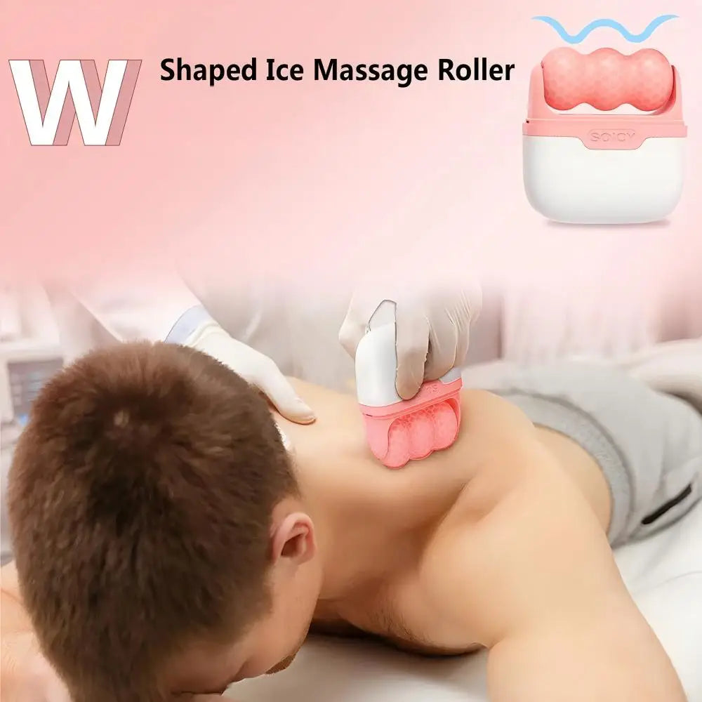 Double Ended Ice Roller and Cold Massage Tool for Face and Body Skincare - 4