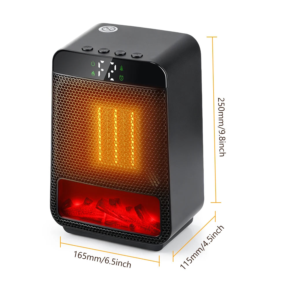 Electric Space Heater and Personal Warm Air Blower for Winter Office and Home Use - 19