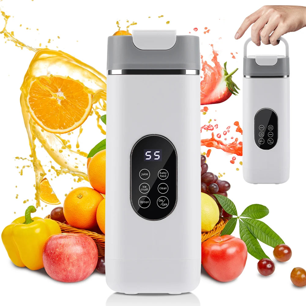 Portable Juicing Cup and Personal Blender for Healthy Drinks on the Go - 1
