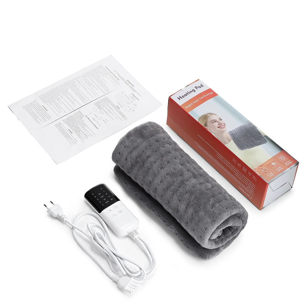 Electric Heating Pad and Thermal Warming Mat for Home and Office Pain Relief Sessions - 17