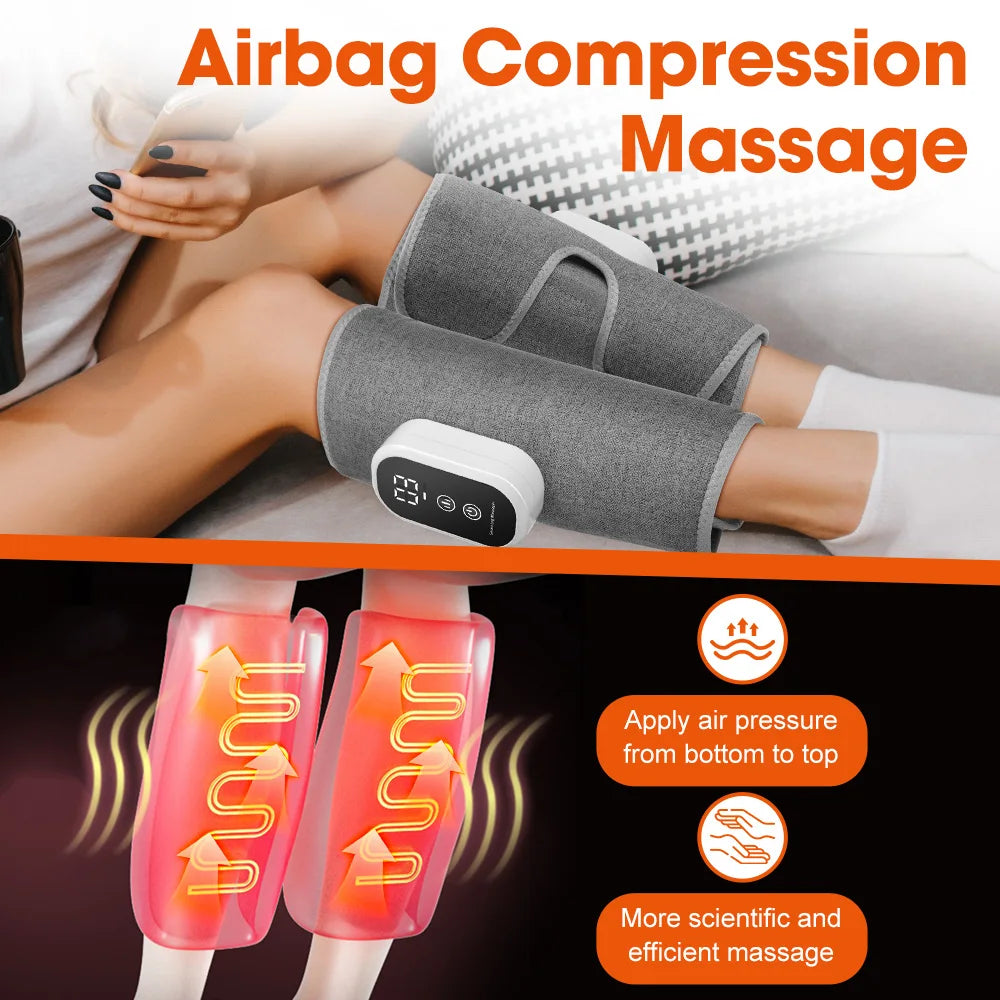 Wireless Calf Massager and Leg Compression Wrap for Recovery and Circulation - 14