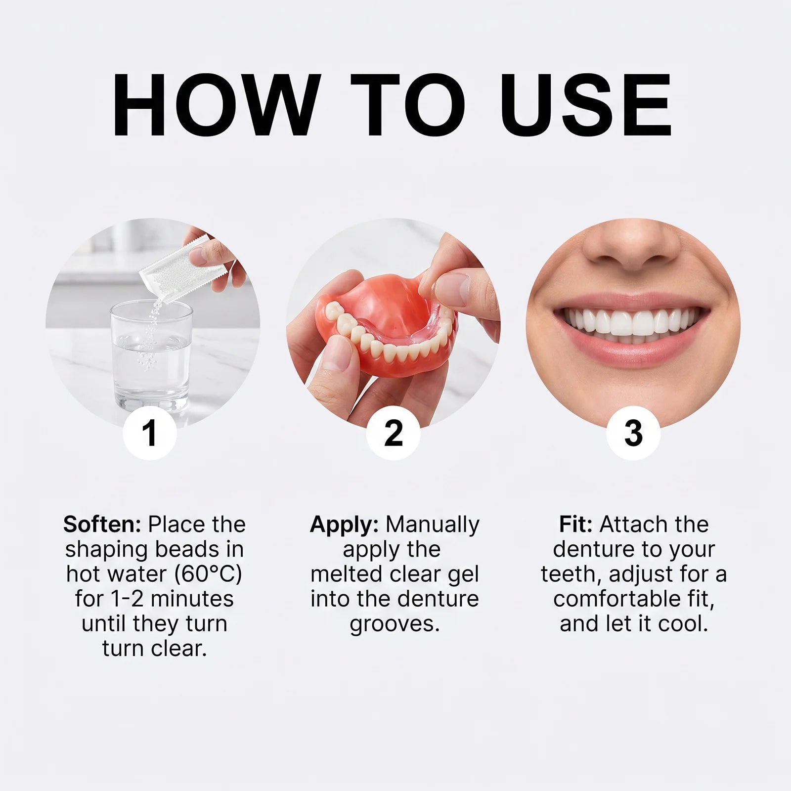 Silicone False Teeth and Cosmetic Veneers for a Natural Looking Daily Smile - 4