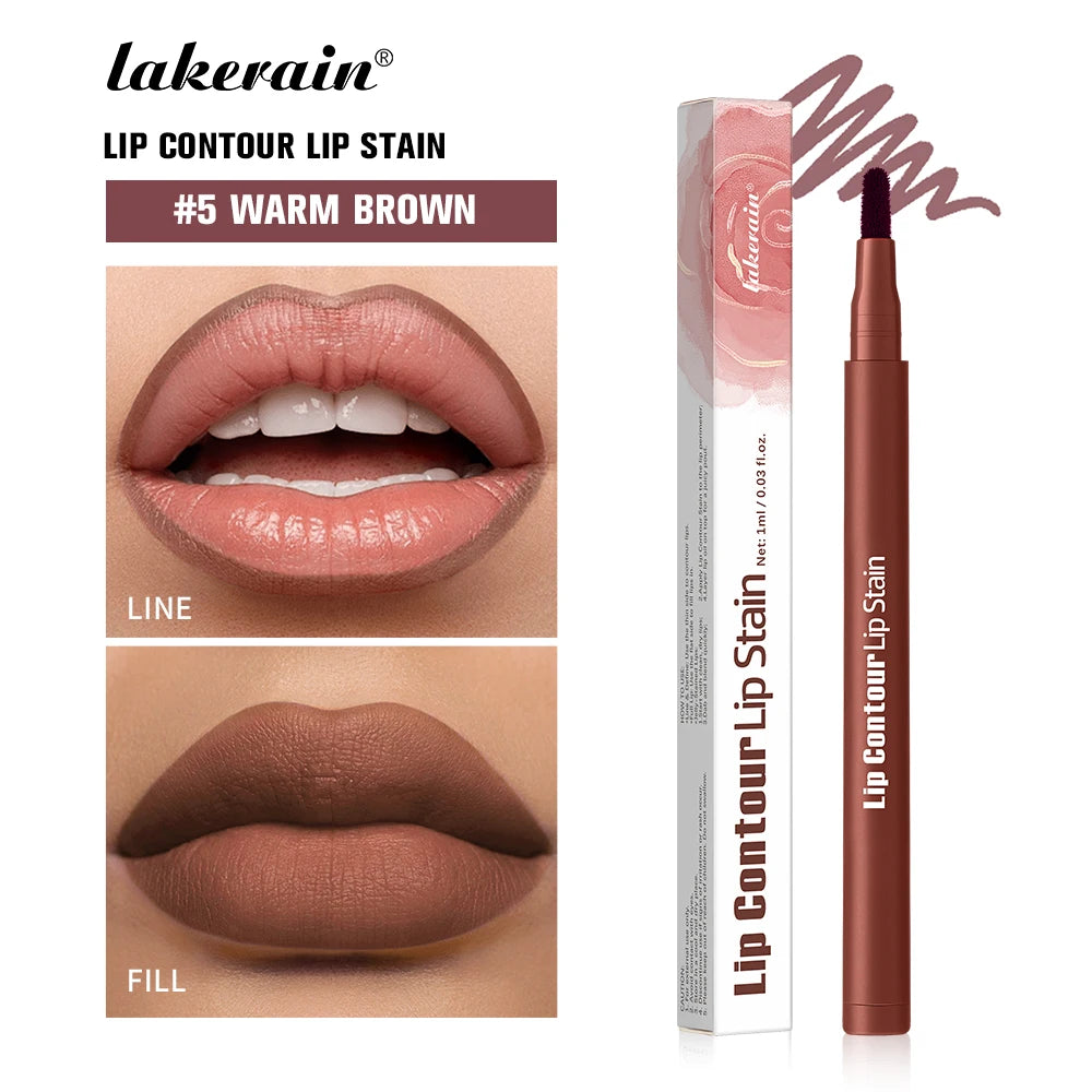 Lip Contour Lip Stain and Long Lasting Liner for Perfect Daily Makeup Looks - 32