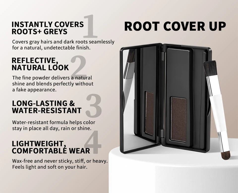 Hairline Shadow Powder and Root Cover Up for Instant Gray Hair Touch Ups - 10