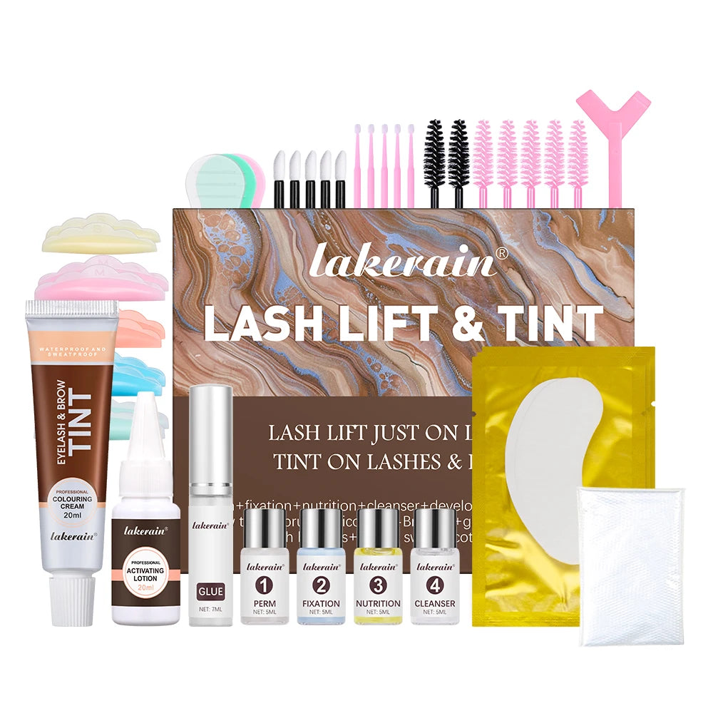 Lash Lift and Tint Kit and Eyelash Perming Set for Professional Eye Makeup