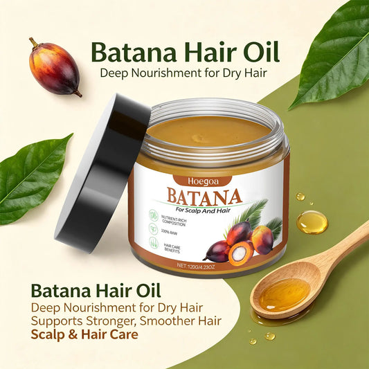 Batana Hair Mask and Deep Conditioning Treatment for Dry Damaged Hair Repair