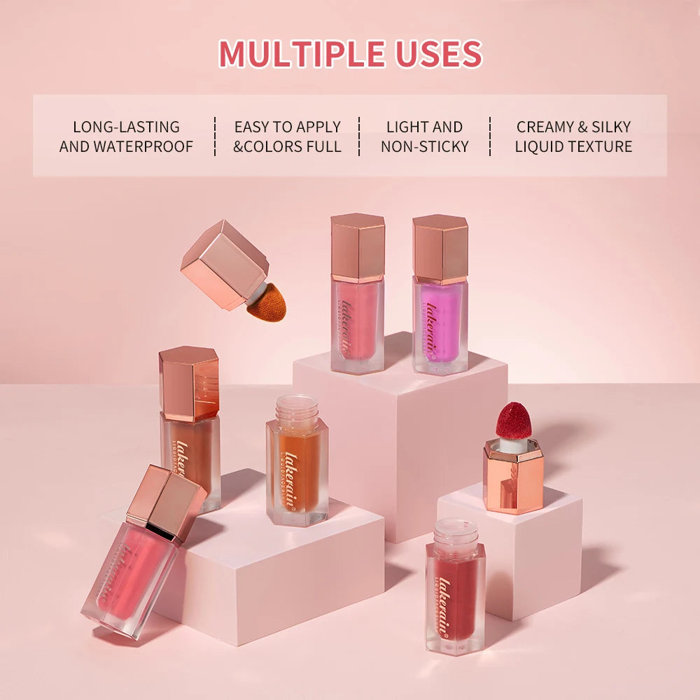 Liquid Blush and Cream Face Tint for a Natural Long Lasting Matte Makeup Finish - 4