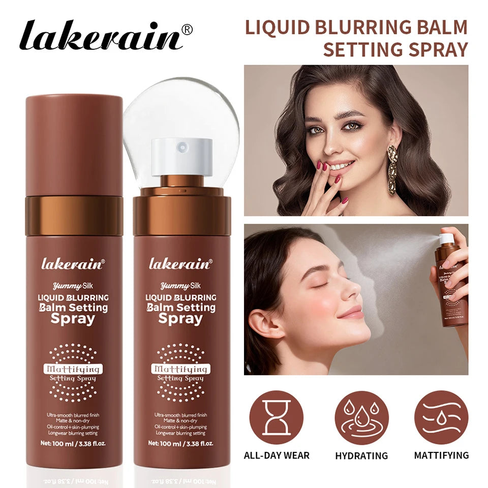 Liquid Blurring Balm Setting Spray and Makeup Fixer for long lasting daily wear