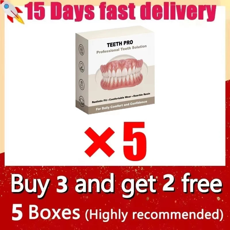 Silicone Dentures and Realistic False Teeth for Comfortable Daily Smile Support