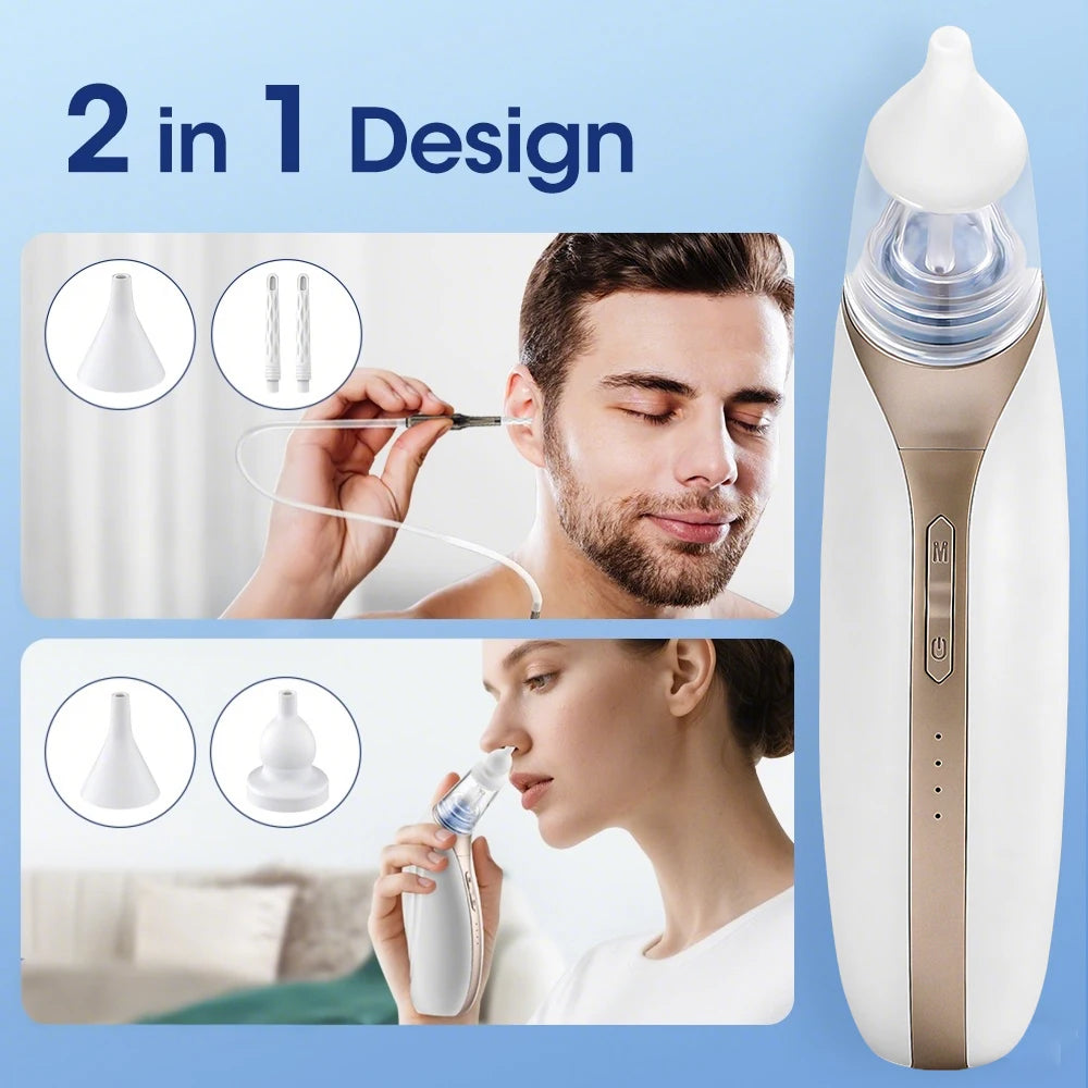 Electric Earwax Remover and Ear Suction Vacuum for Gentle Home Ear Canal Cleaning
