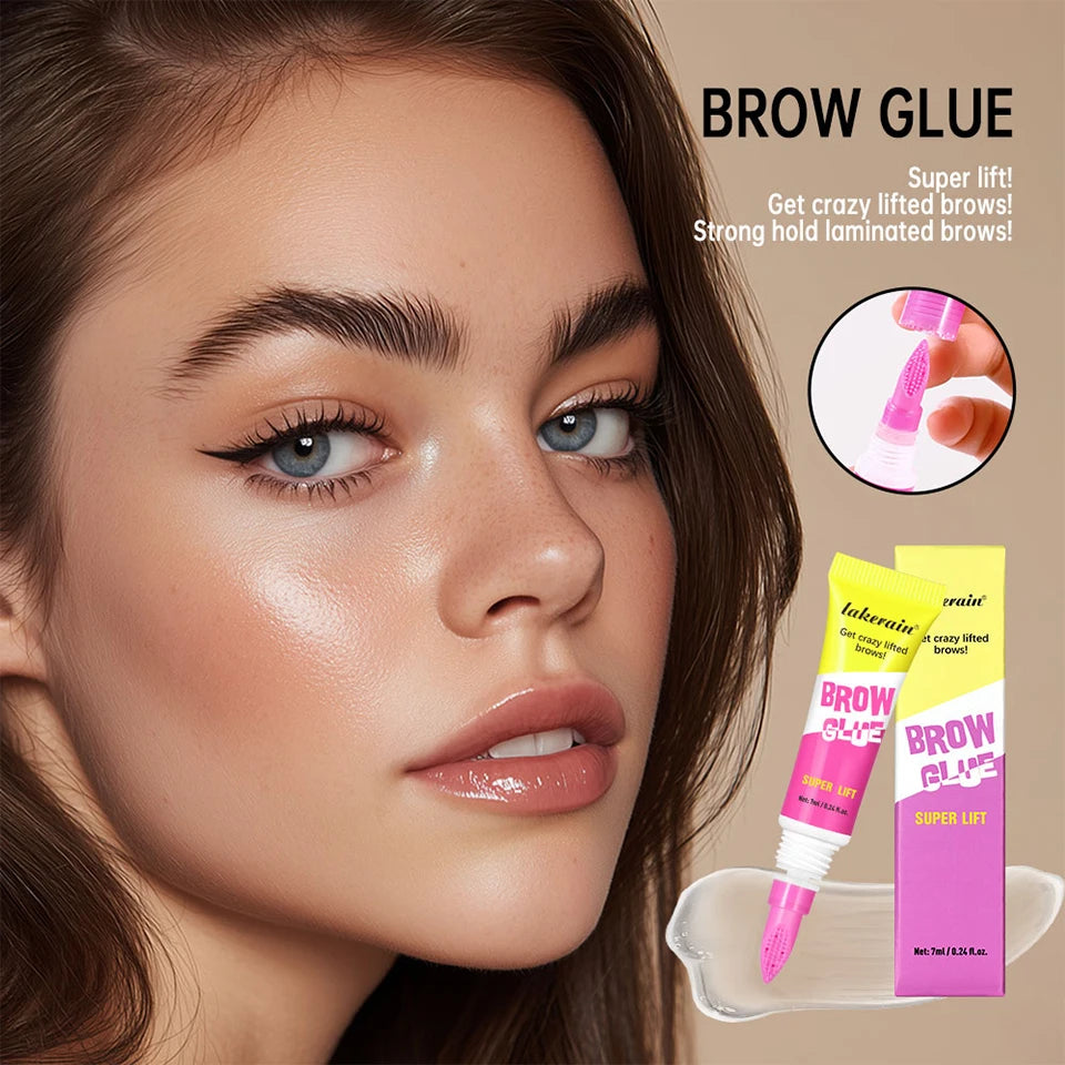Brow Lamination Gel and Eyebrow Styling Glue for Long Lasting Defined Brows