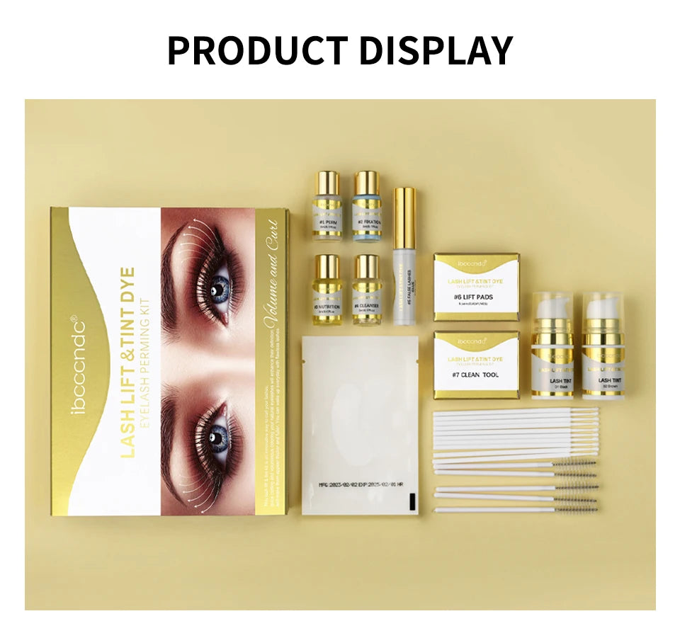 Brow Lamination and Eyebrow Tinting Kit for Professional Salon Results at Home - 24