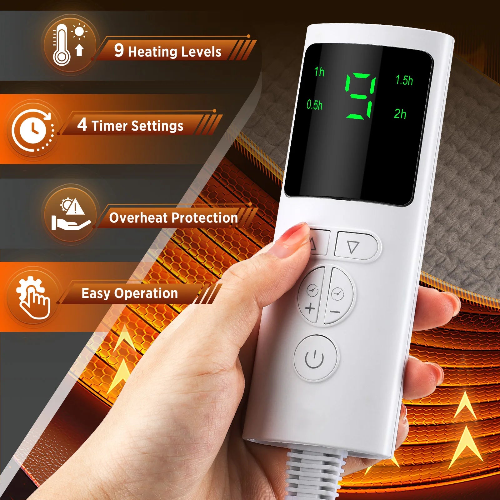 Electric Heating Waist Belt and Thermal Pad for Comfort During Cold Winters - 8