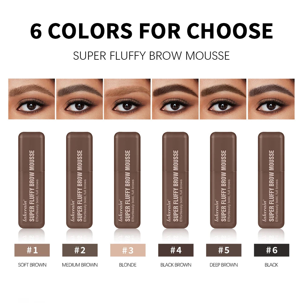 Eyebrow Mousse and Volumizing Brow Gel for Natural Full Brows Daily Makeup - 3