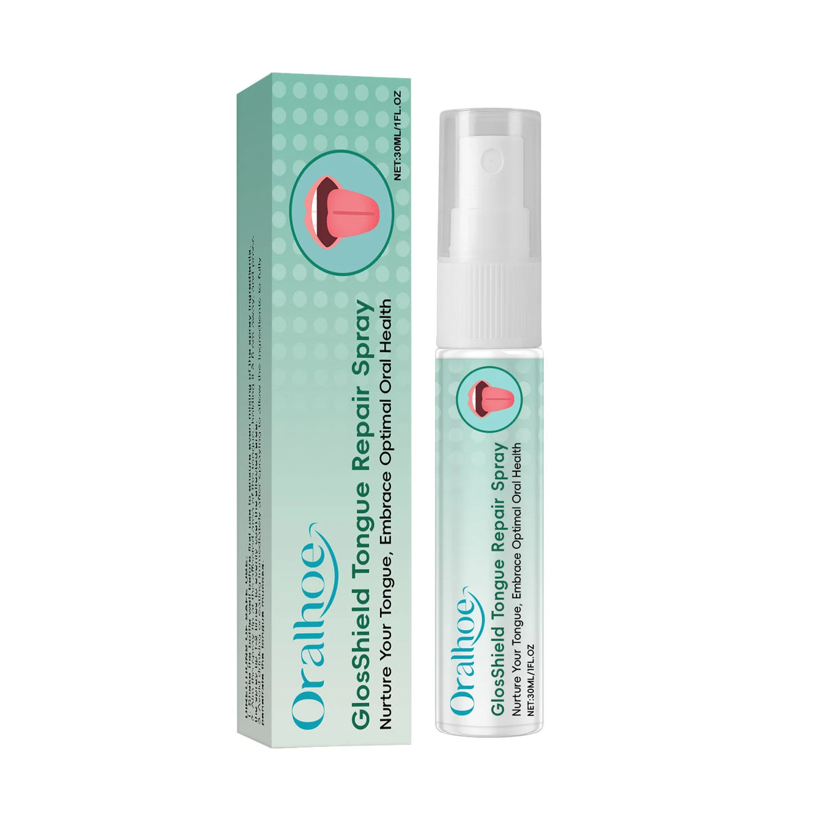 Tongue Repair Spray and Mouth Freshener for Daily Oral Care and Bad Breath