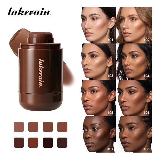 Cream Contour Stick and Bronzer Makeup for Daily Sculpting and Face Defining