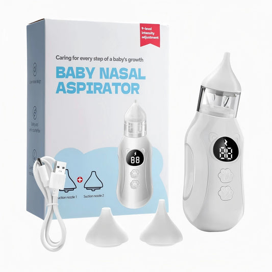 Electric Nasal Aspirator and Baby Nose Sucker for Newborn Congestion Relief