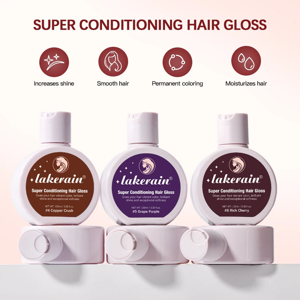 Super Conditioning Hair Gloss and Semi Permanent Hair Glaze for Vibrant Shine