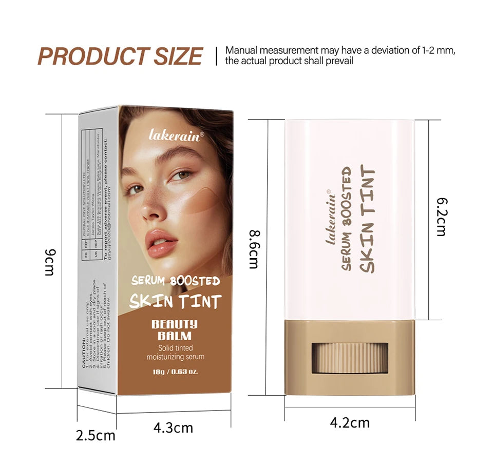 Serum Boosted Skin Tint and Foundation Stick for Radiant Makeup Coverage Daily - 16