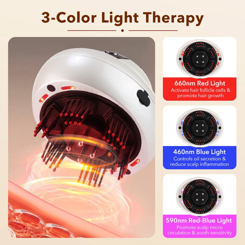 Electric Scalp Massager and Hair Oil Applicator for Daily Refreshing Scalp Care - 12