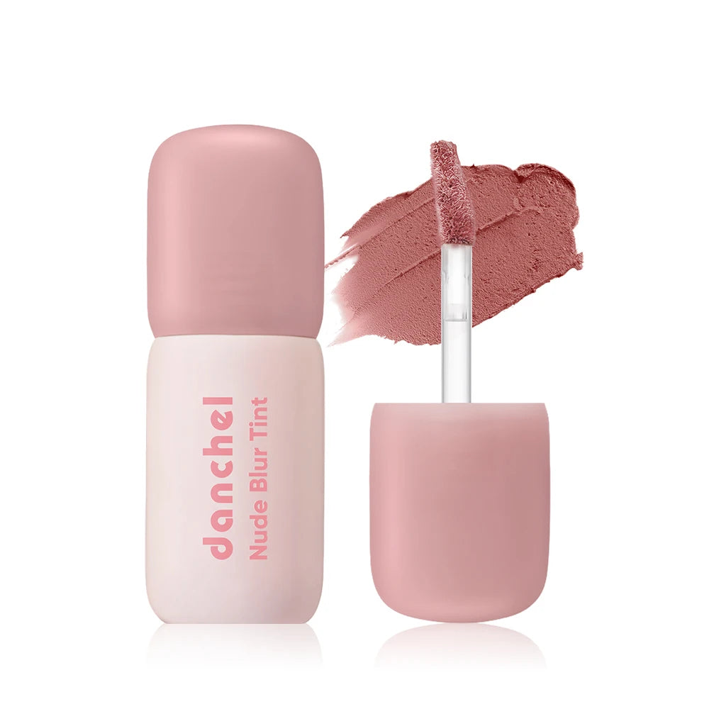 Nude Blurring Lip Tint and Velvet Cheek Blush for a natural everyday look