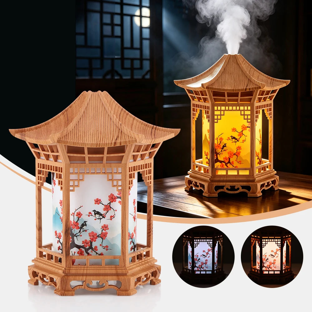 Pavilion Humidifier and Essential Oil Diffuser for Home Office and Bedroom Decor - 1