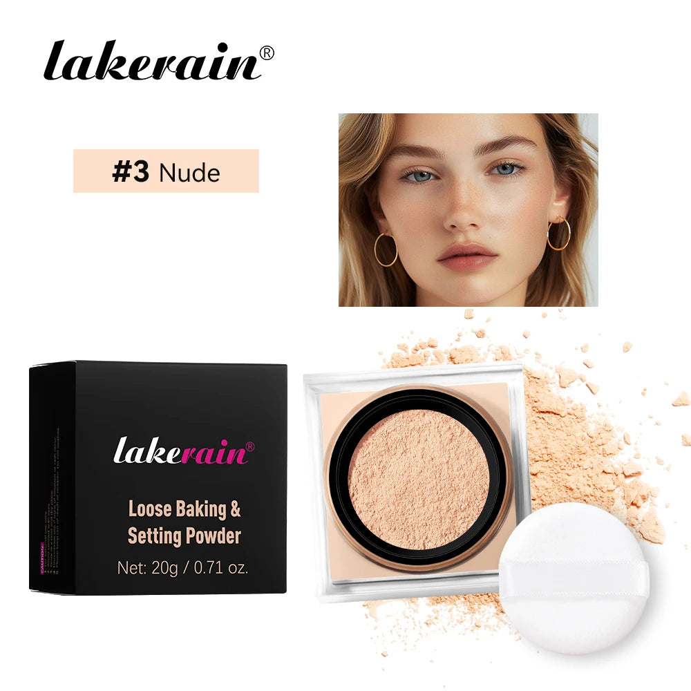 Loose Setting Powder and Finishing Makeup Translucent Powder for Flawless Skin - 19