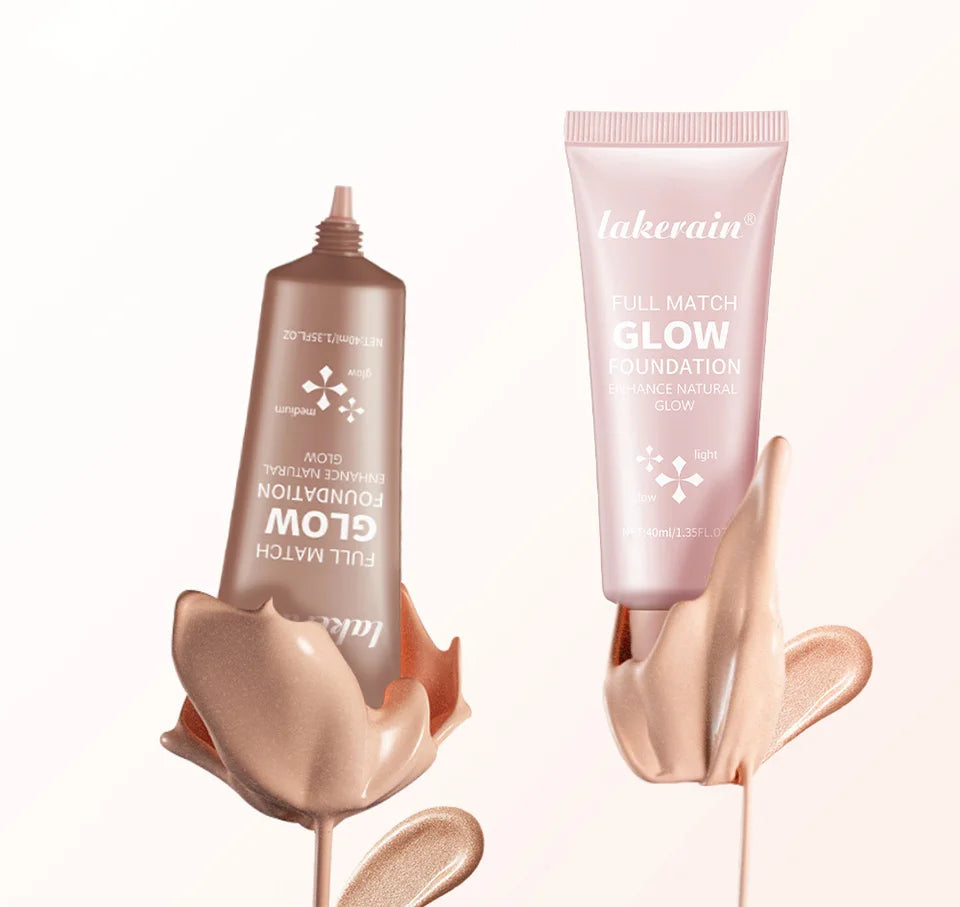 Liquid Glow Foundation and Illuminating Makeup Base for Radiant Skin Coverage - 16