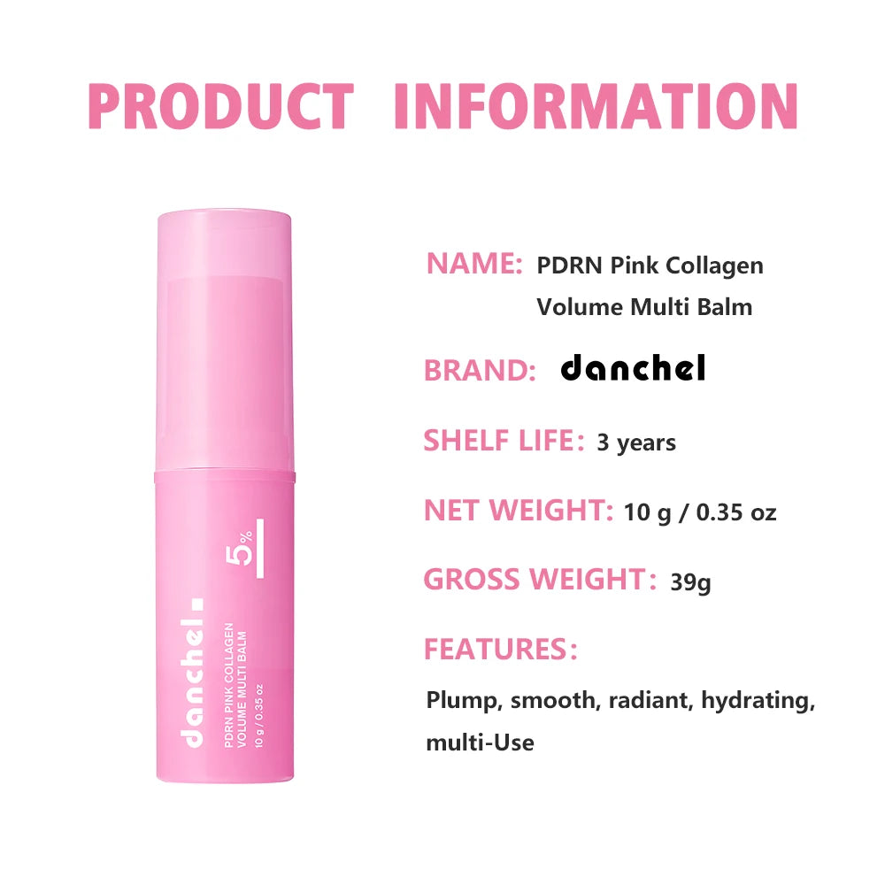 Salmon PDRN Peptide Serum and Collagen Balm Set for Deep Facial Skin Hydration