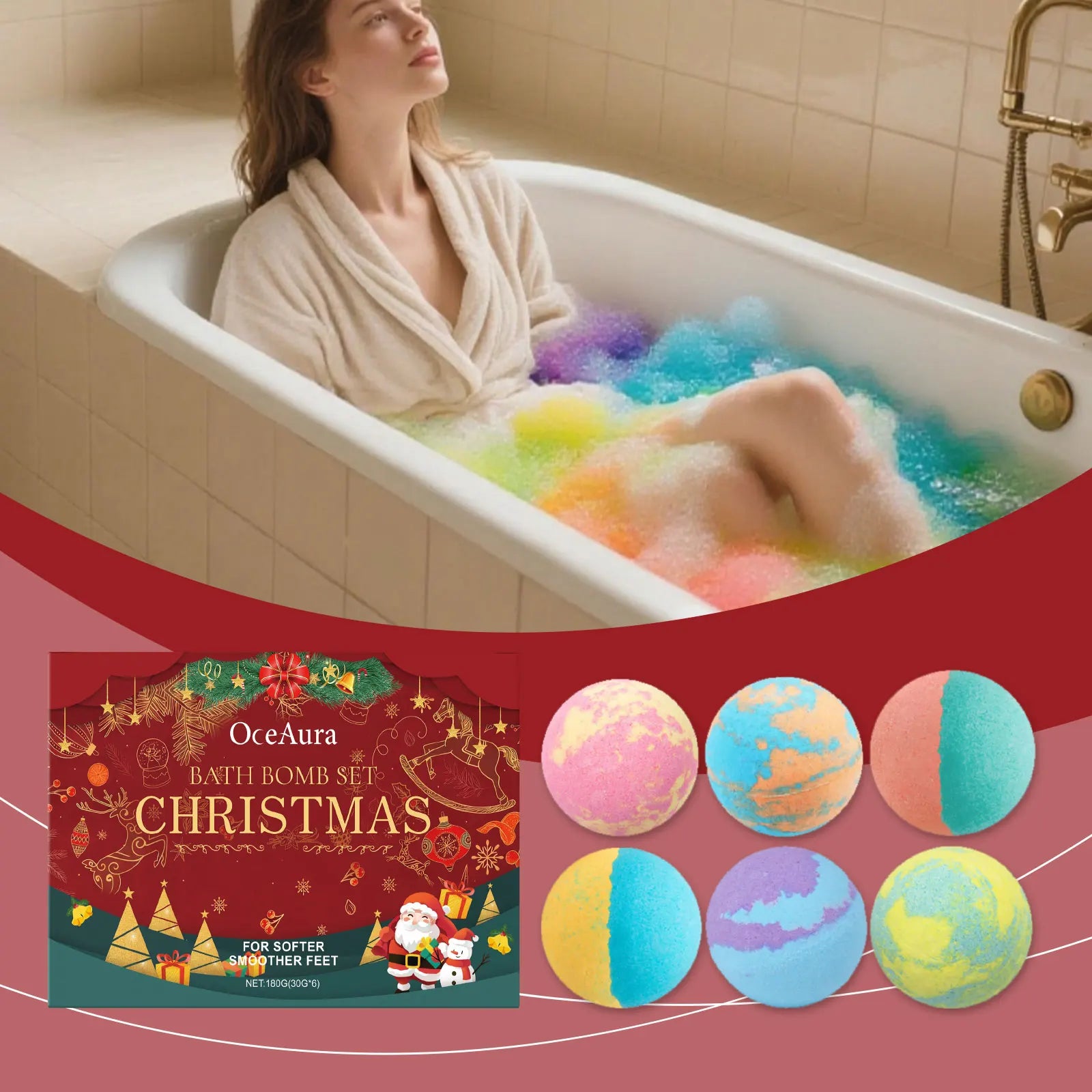 Childrens Bath Bombs and Scented Bath Balls for Relaxing Body and Mind - 2
