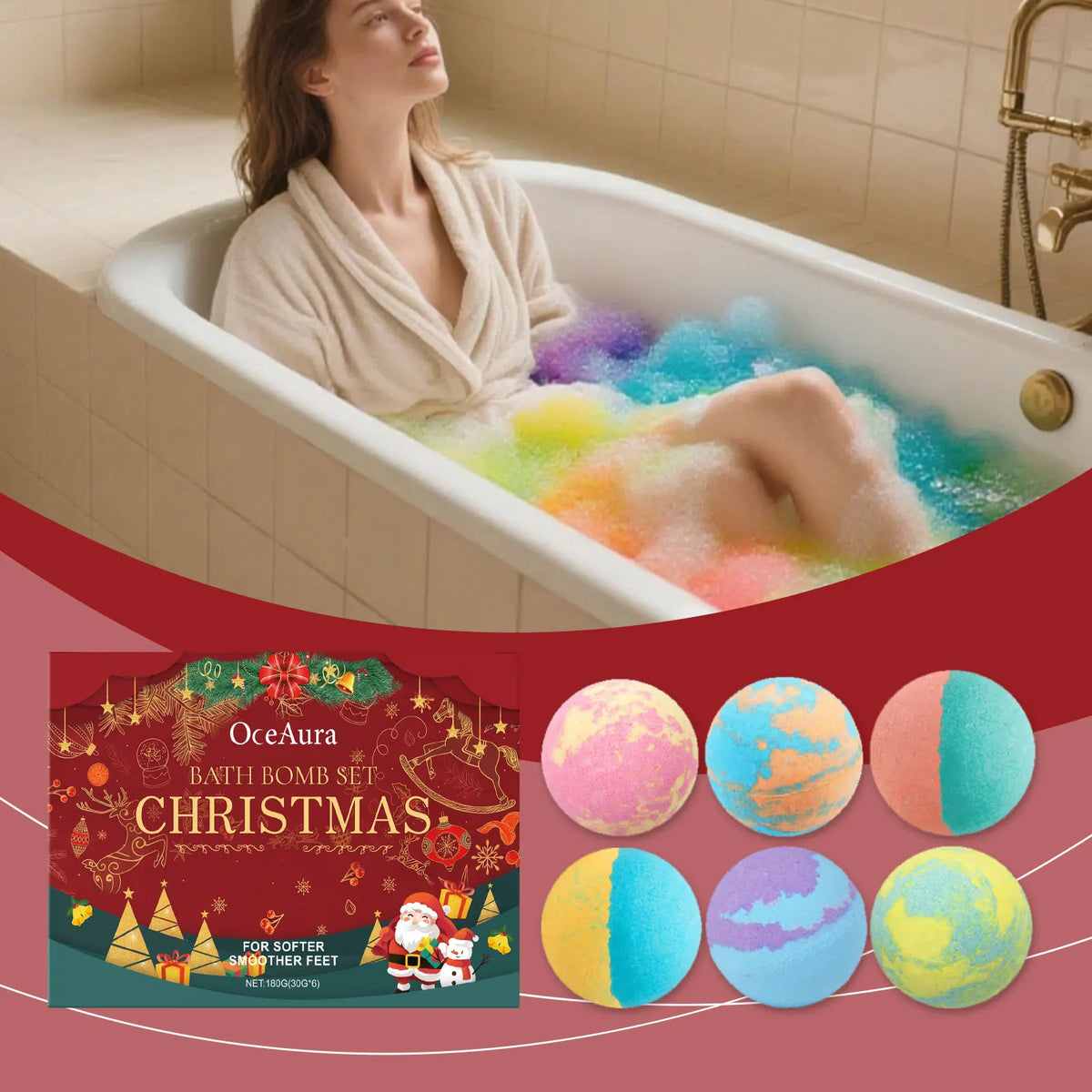 Childrens Bath Bombs and Scented Bath Balls for Relaxing Body and Mind