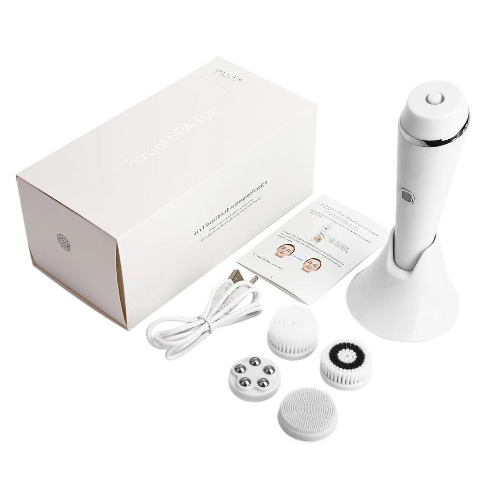 Electric Facial Cleansing Brush and Pore Cleaner for Daily Skincare Routine - 19