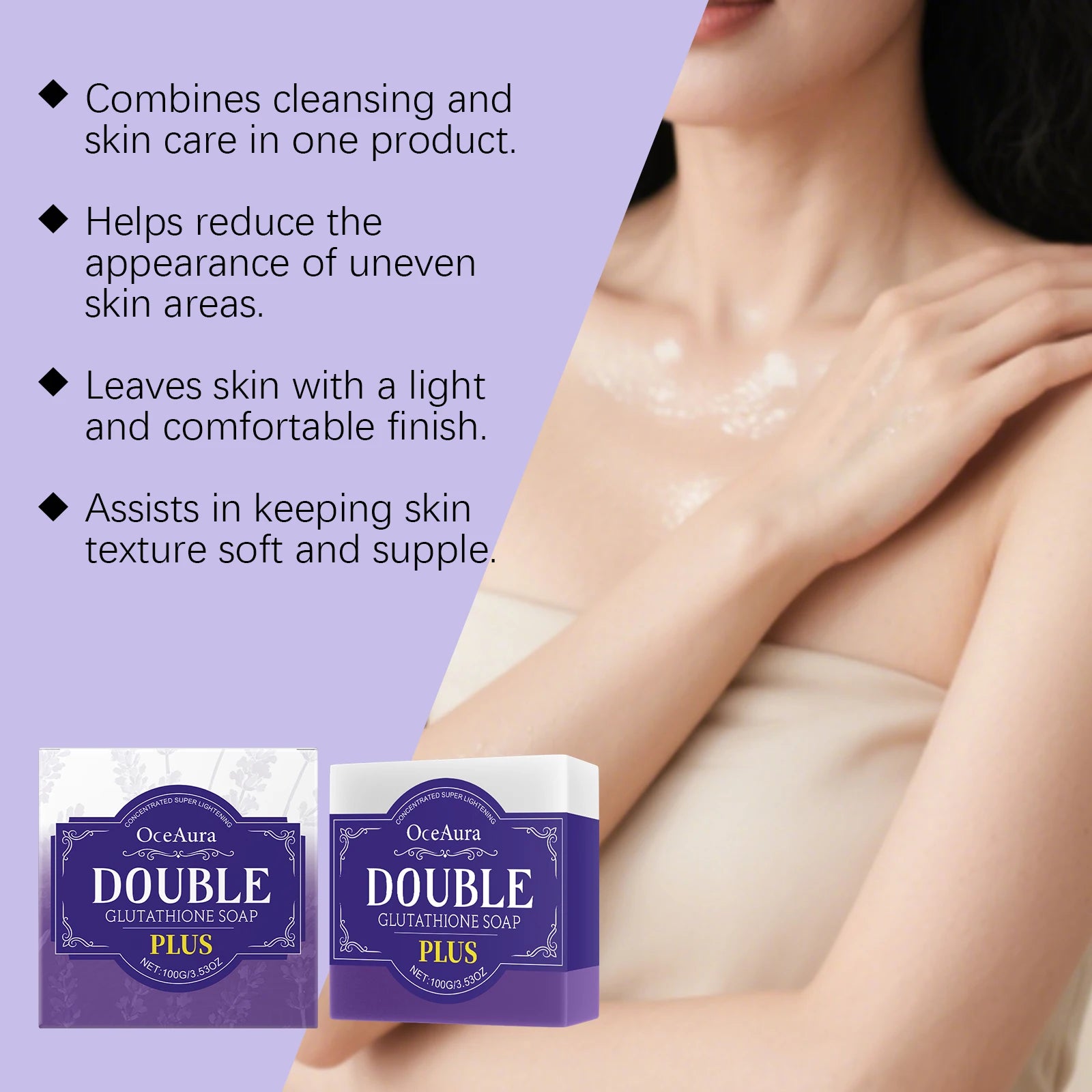 Lavender Cleansing Soap and Body Bar for Refreshing Daily Skin Care Routine - 11