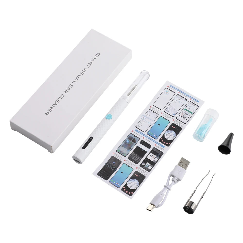 Visual Ear Wax Cleaner and Otoscope Camera for Safe Home Ear Canal Cleaning - 17