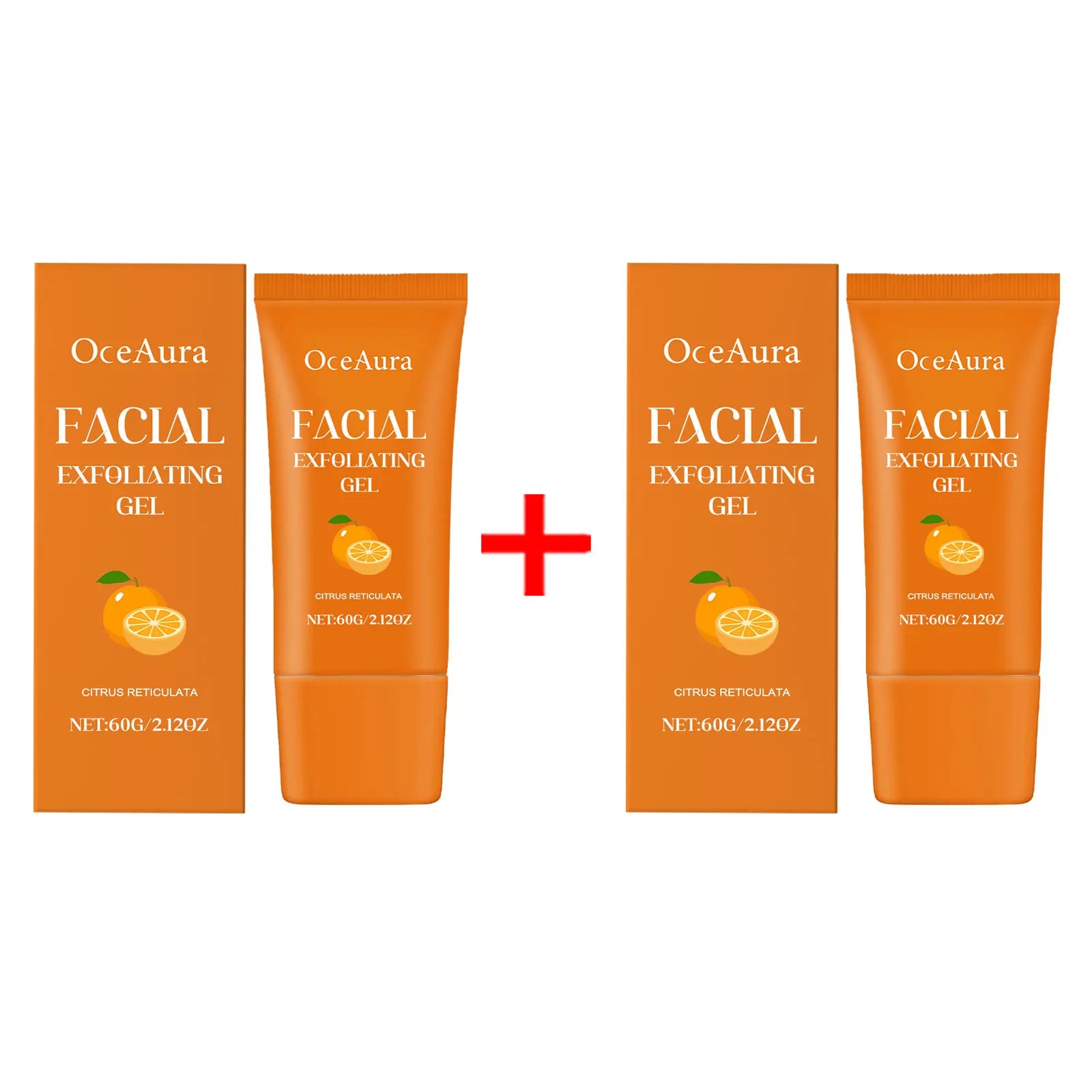 Orange Exfoliating Gel and Facial Scrub Cleanser for Brightening Dull Skin - 12