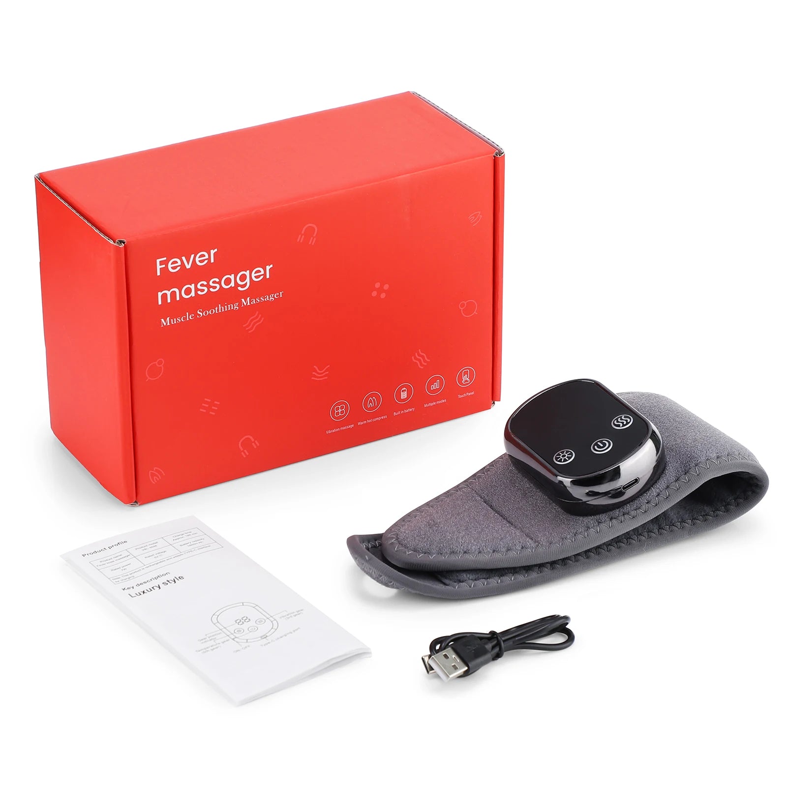 Heated Wrist Brace and Vibration Massager for Daily Relief and Office Comfort - 13