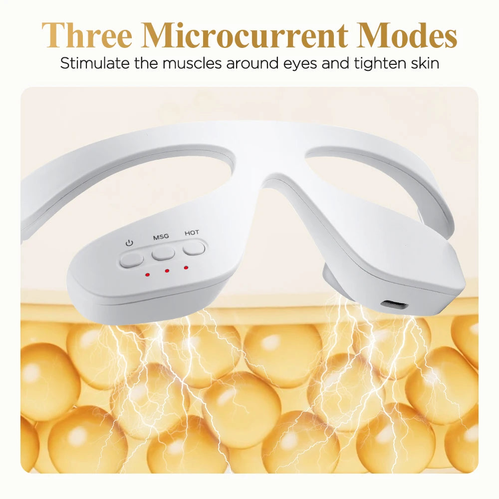 3D Eye Massager and Light Therapy Mask for Relieving Eye Fatigue at Home - 16
