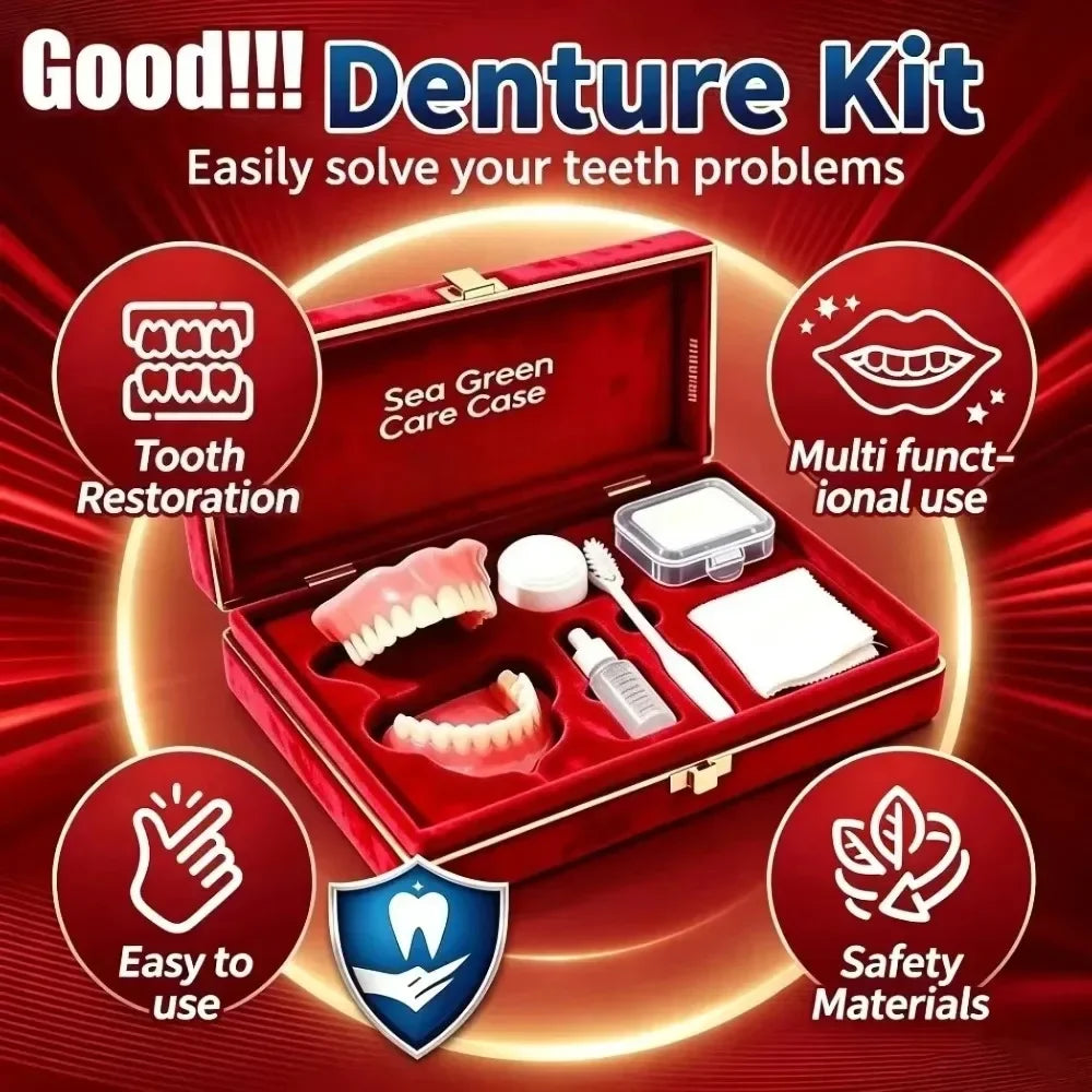 Full Mouth Silicone Dentures and False Teeth Set for Adults Seeking Comfort - 4