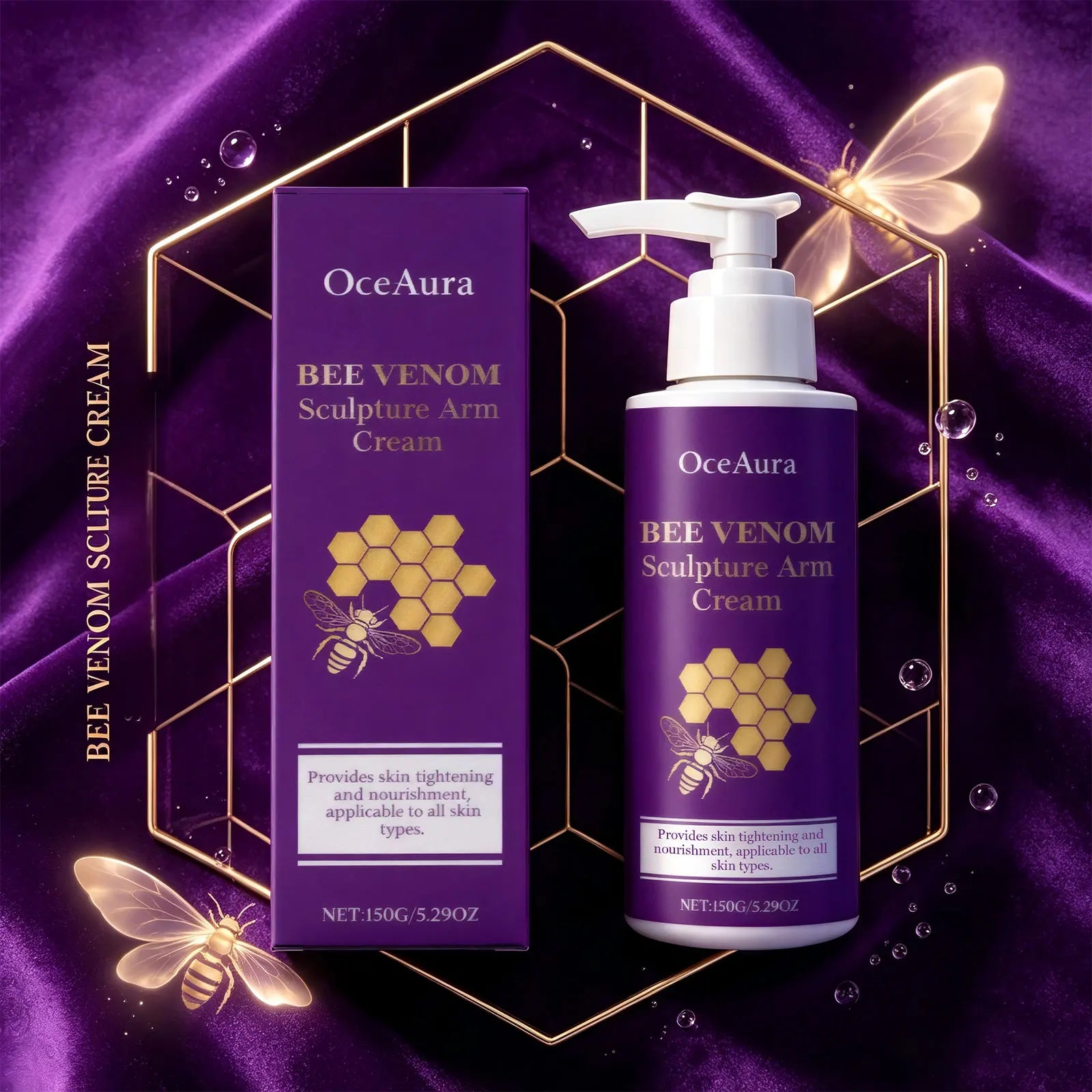 Bee Venom Arm Cream and Firming Lotion for Toned Arms and Smooth Hydrated Skin - 2