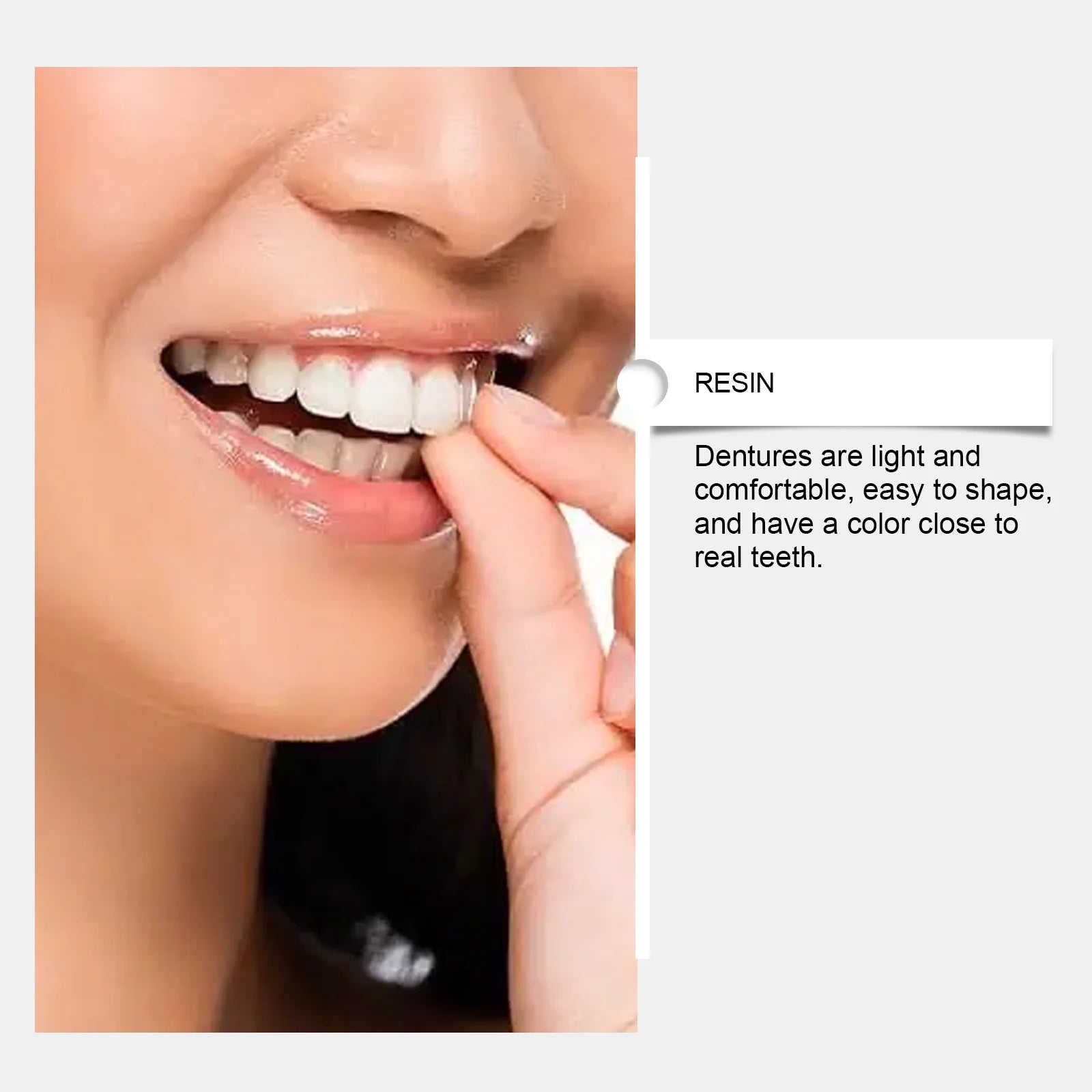 Soft Silicone Denture Kit and Fake Teeth Set for Natural Smile and Tooth Restoration - 14