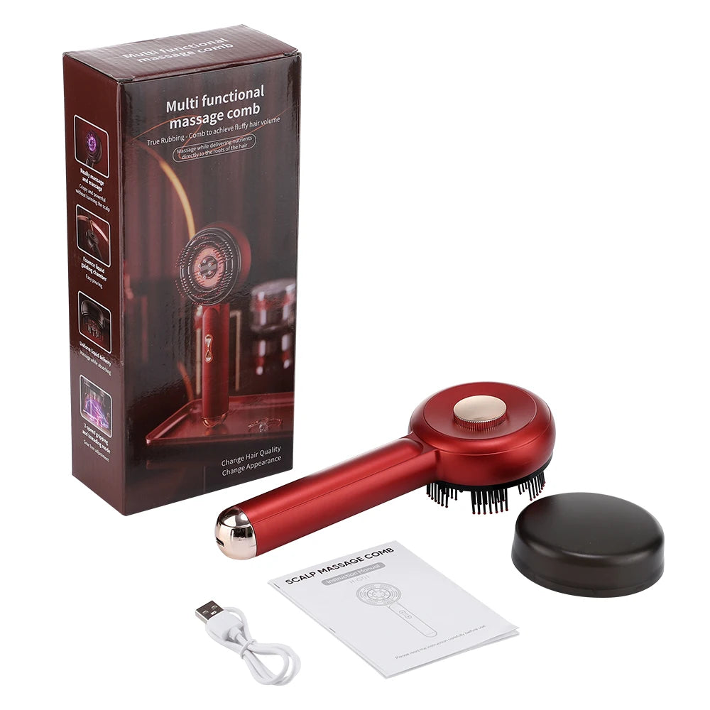 Electric Scalp Massager and Hair Growth Comb for Daily Scalp Care Relaxation