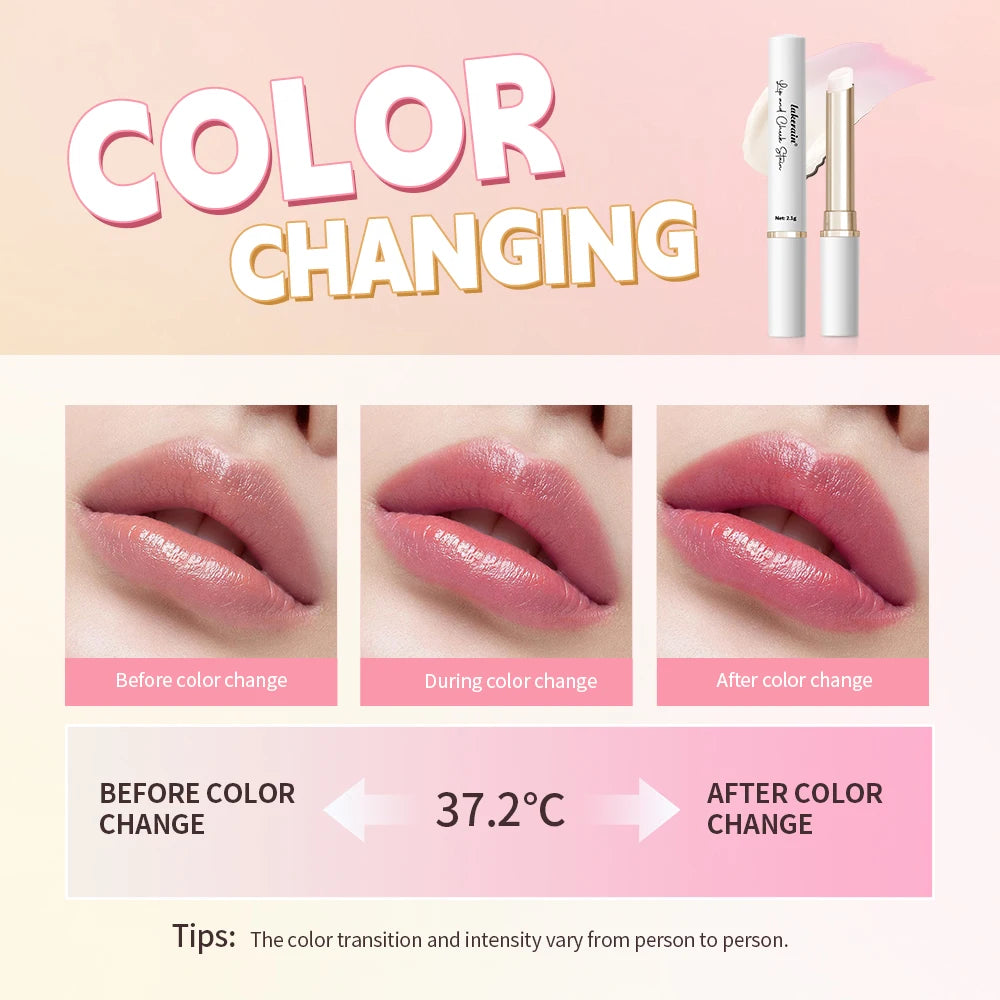 Lip and Cheek Stain and pH Color Changing Balm for Natural Daily Makeup Looks