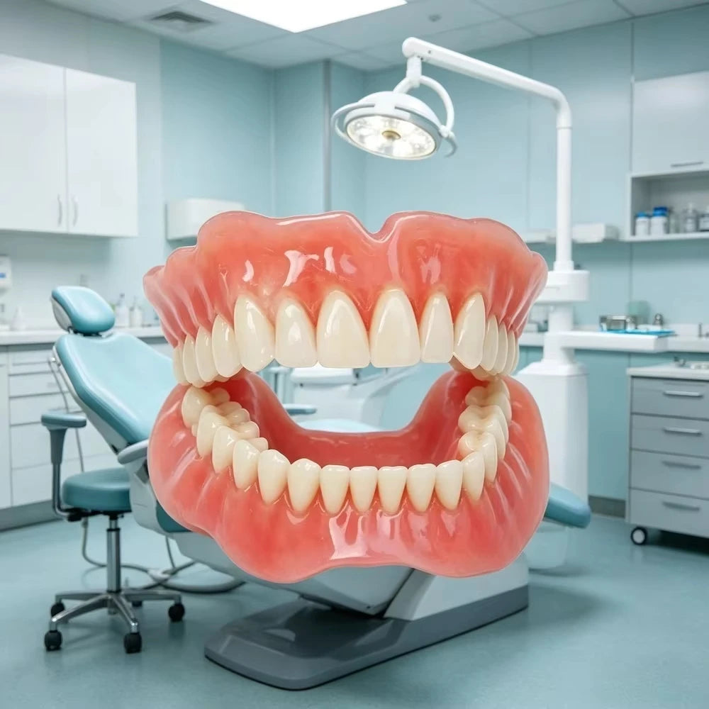Silicone Dentures and Cosmetic False Teeth for Instant Smile Improvement at Home