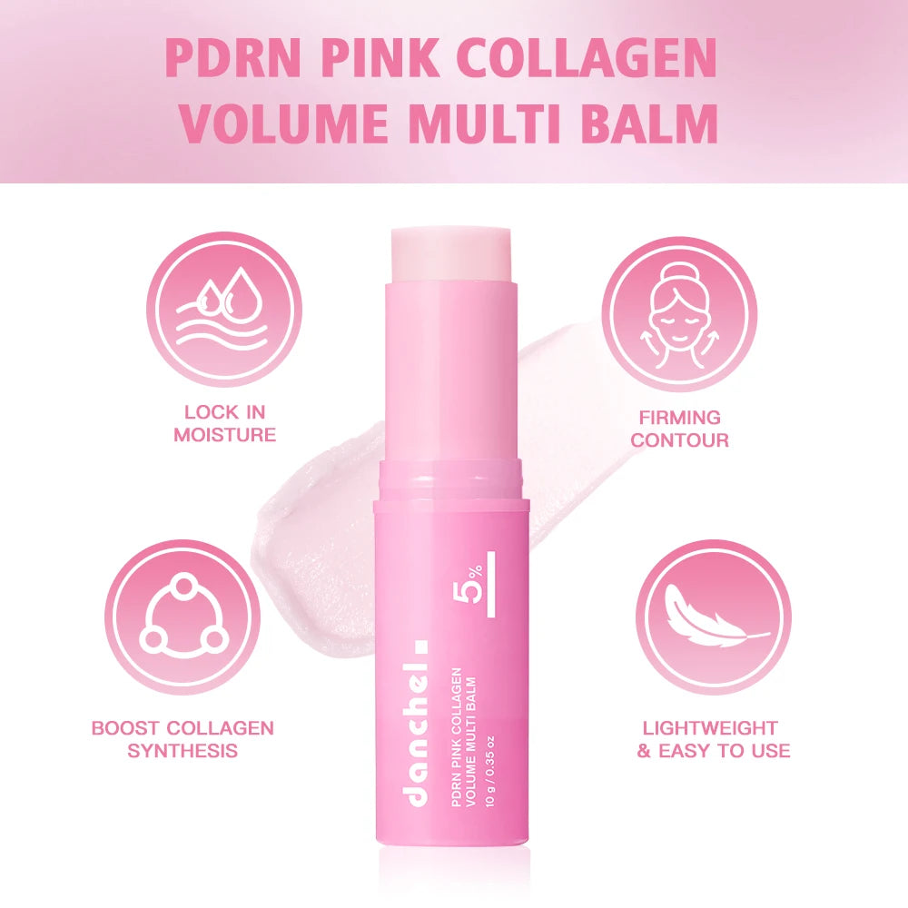 Salmon PDRN Peptide Serum and Collagen Balm Set for Deep Facial Skin Hydration - 5