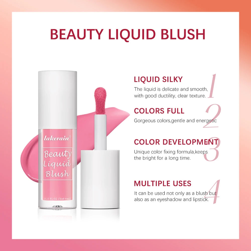 Liquid Blush and Cheek Tint for Natural Flawless Makeup Everyday Wear - 3