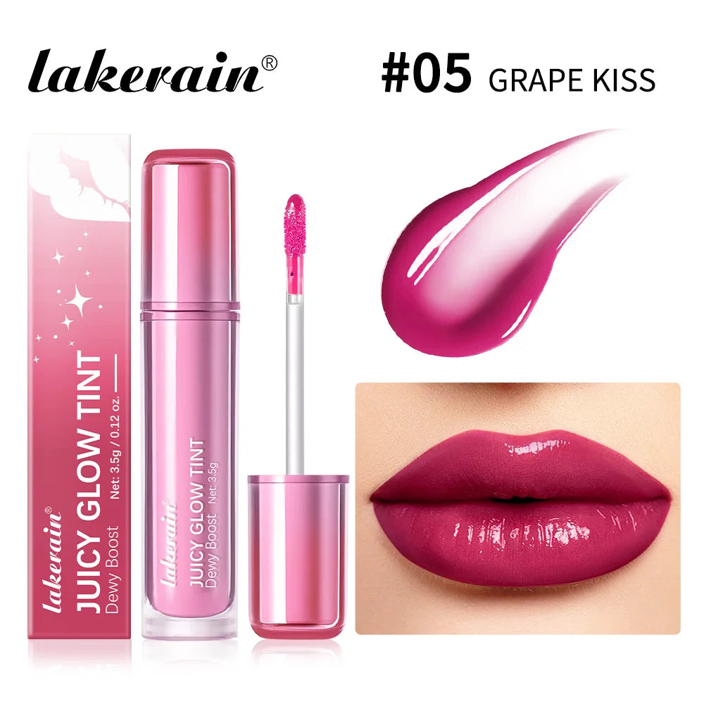 Mirror Lip Glow Tint and Juicy Lip Gloss for Long Lasting Hydration and Shine - 19