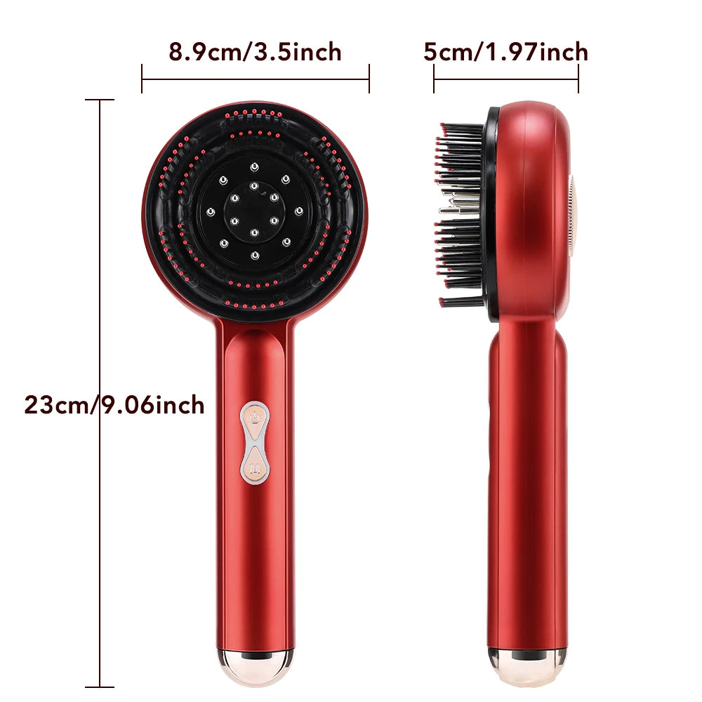 Electric Scalp Massager and Hair Growth Comb for Daily Scalp Care Relaxation