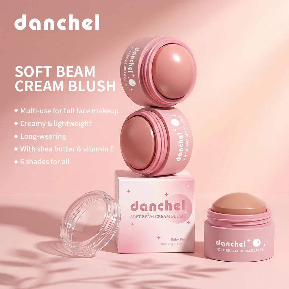 Soft Cream Blush and Multi Use Face Tint for Natural Daily Makeup Looks