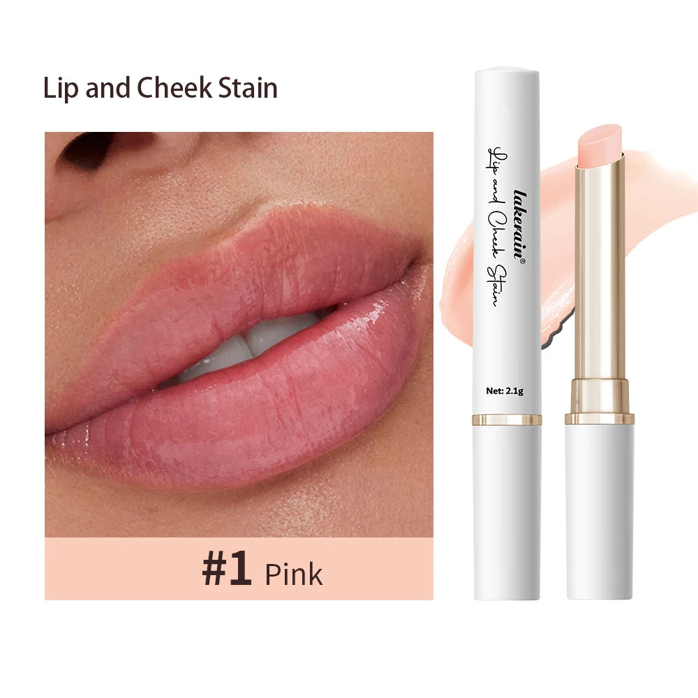 Lip and Cheek Stain and pH Color Changing Balm for Natural Daily Makeup Looks