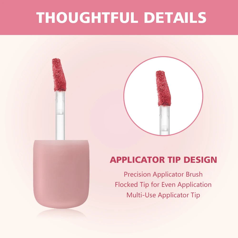 Nude Blurring Lip Tint and Velvet Cheek Blush for a natural everyday look